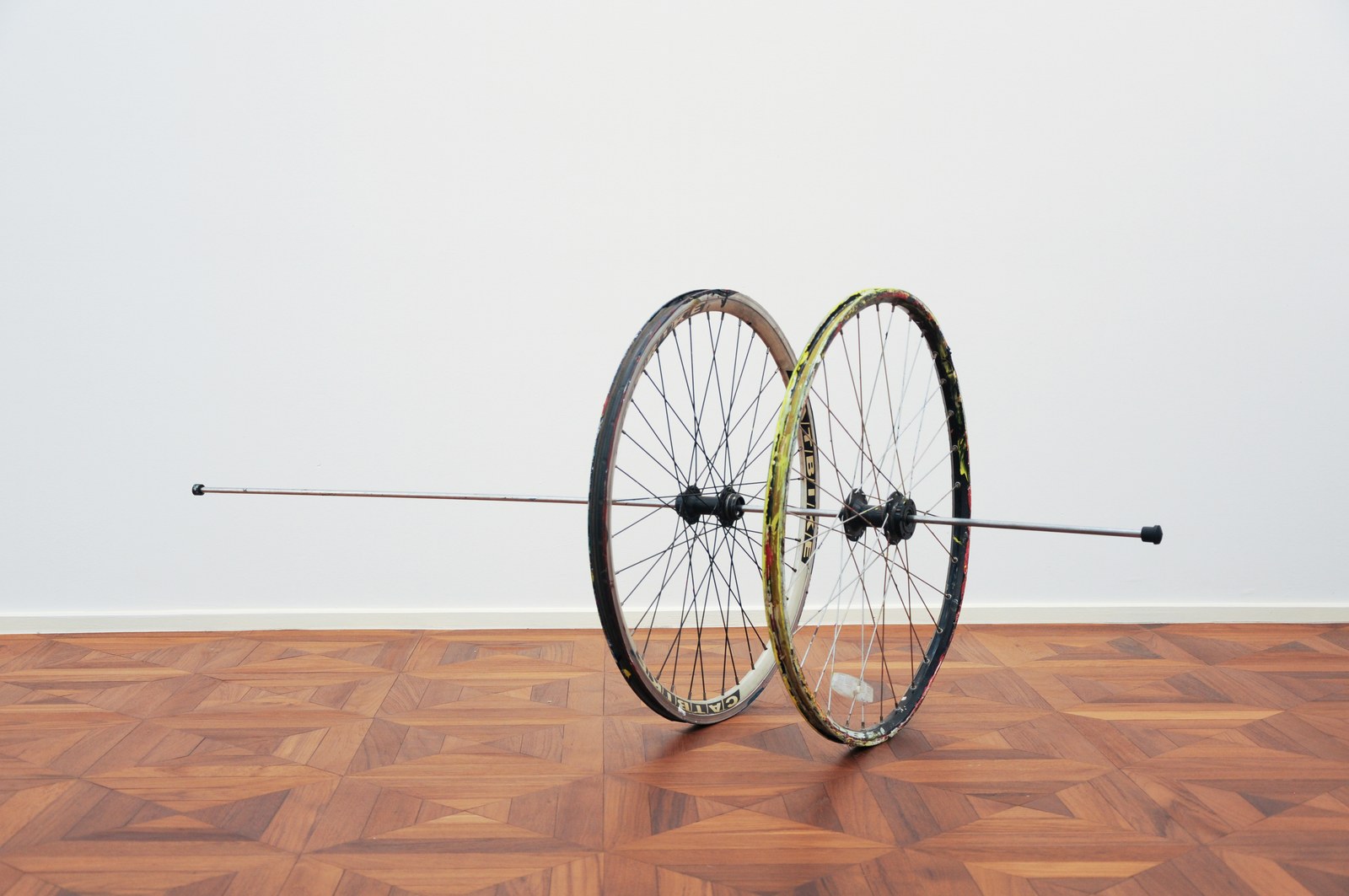 Two Bicycle Wheels, 2016.