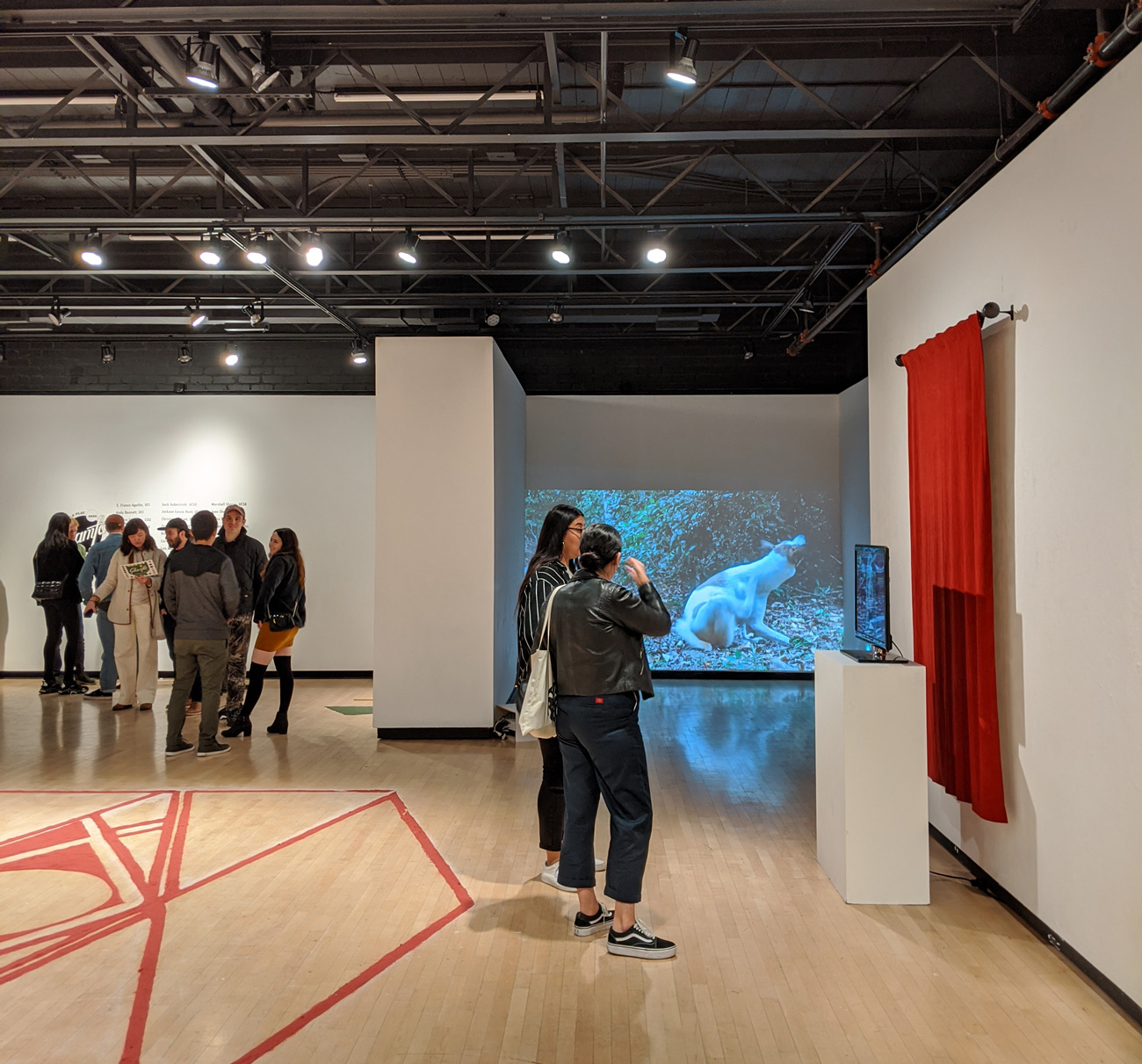 Installation view, GLAMFA 2020: Double Play, CSU Long Beach Art Galleries, 2020.