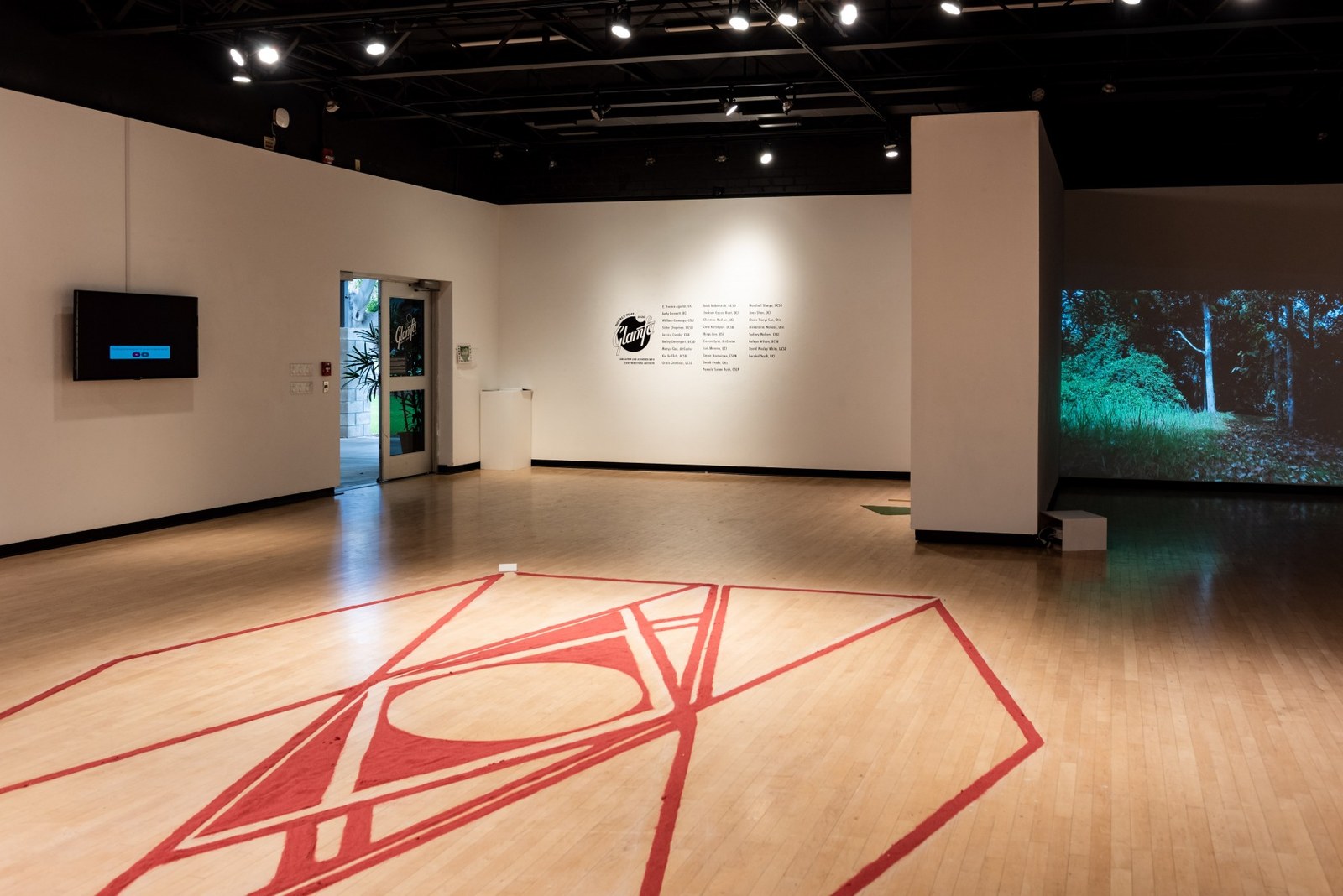 Installation view, GLAMFA 2020: Double Play, CSU Long Beach Art Galleries, 2020.