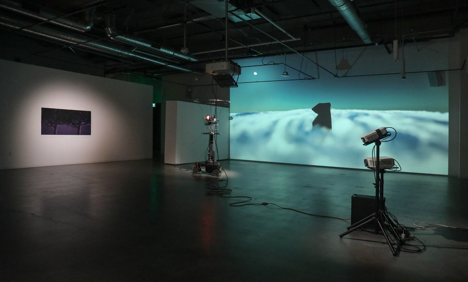 Witnesses, (left), 2021. Roski Mateo Gallery, Los Angeles, 2021.