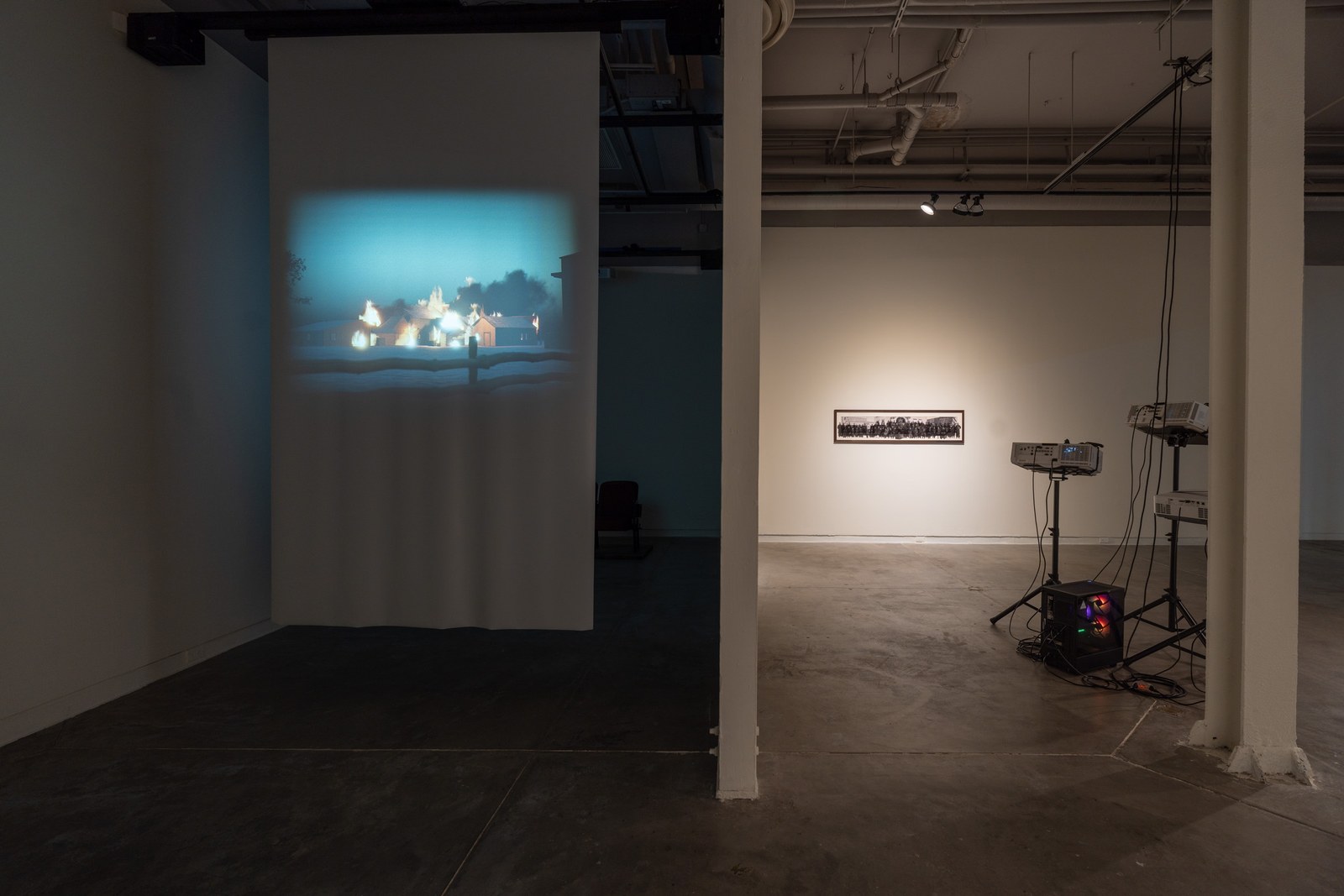 At Night (Santa Ana’s Chinatown), 2024. Grand Central Art Center, Santa Ana, 2024.
