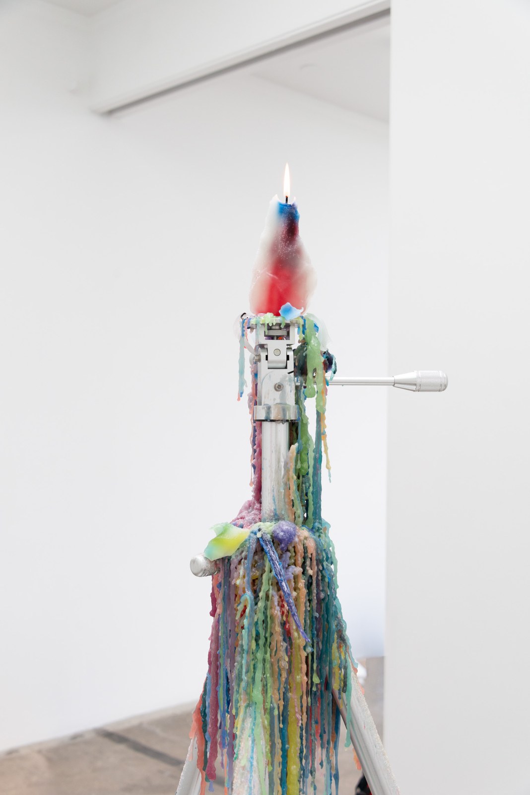 Flaming Tower (Altar Plate), 2024. Tanya Bonakdar Gallery, Los Angeles, 2024.