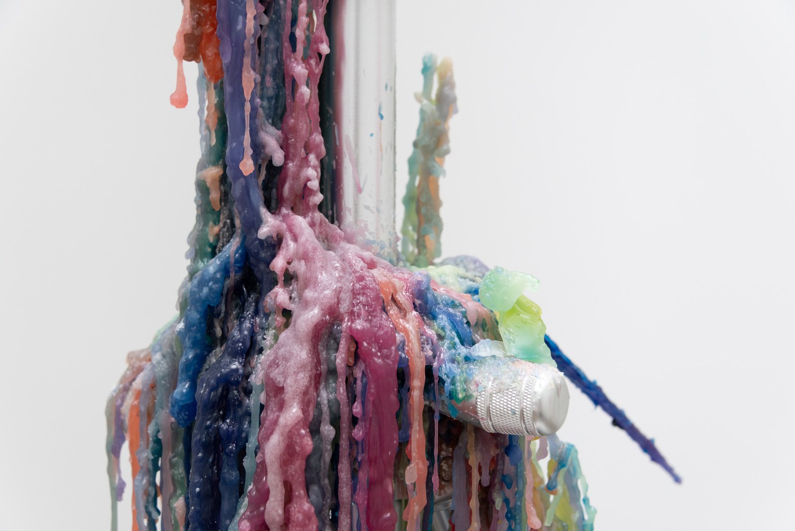 Flaming Tower (Altar Plate), 2024. Tanya Bonakdar Gallery, Los Angeles, 2024.