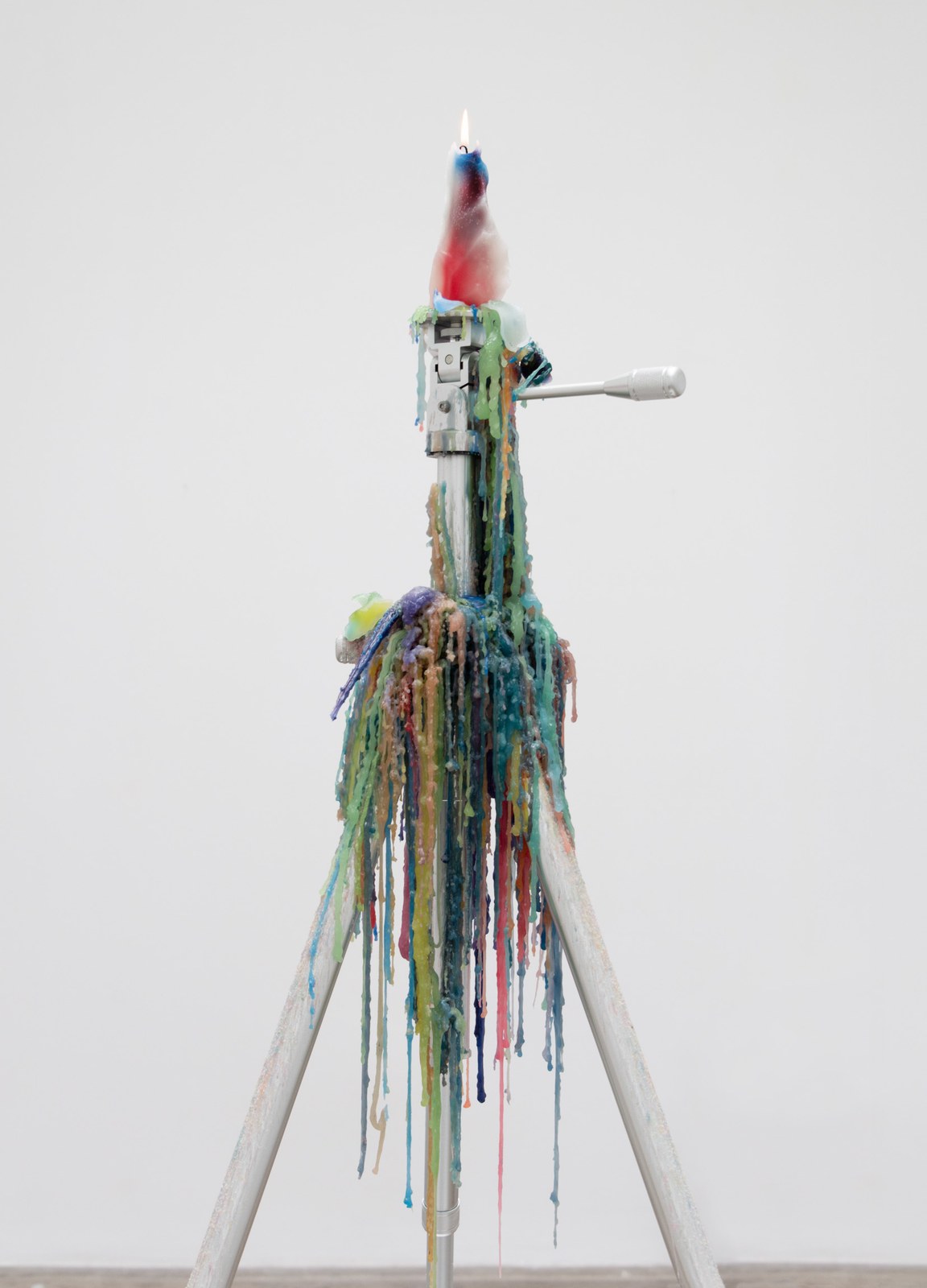 Flaming Tower (Altar Plate), 2024. Tanya Bonakdar Gallery, Los Angeles, 2024.
